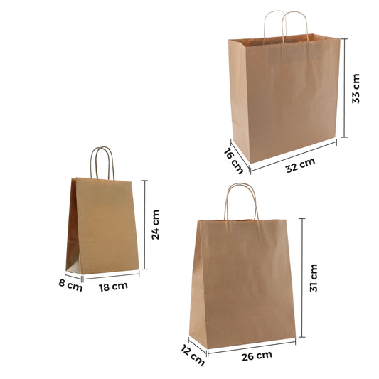 Kraft Bags | Pack of 20